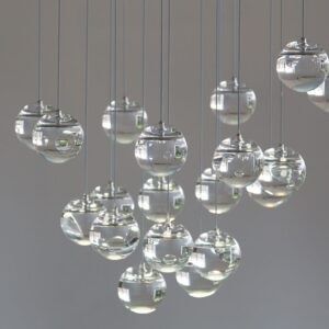 Oled Moon Chandelier by Dominic Harris