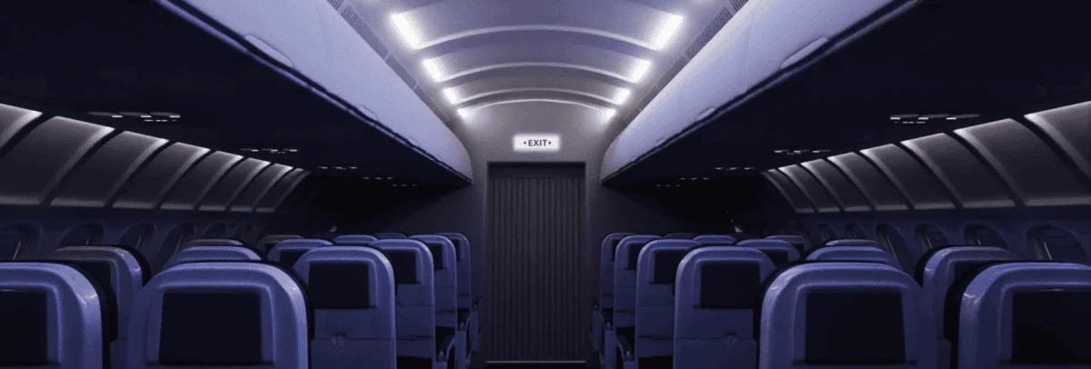 Commercial Airlines Can Reduce Weight and Increase Passenger Comfort with OLED Lighting Technology